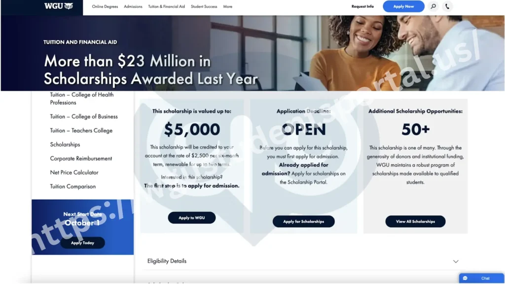 WGU Scholarships See available WGU Scholarships For Students